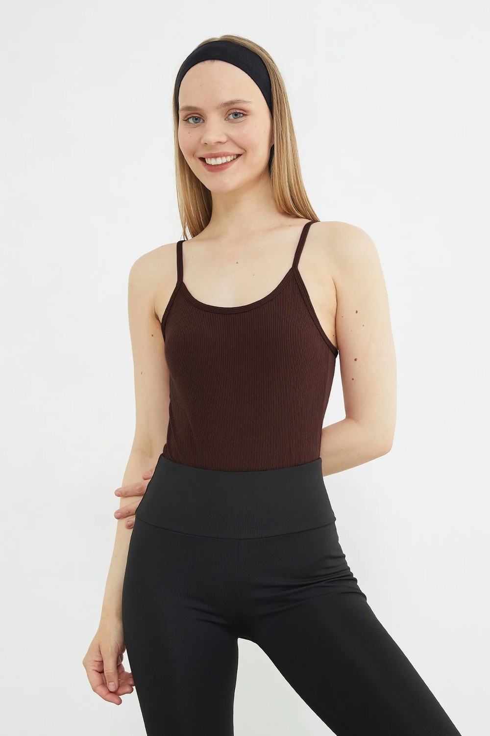 FullaModa Fitilli Ip Askılı Kaplı Çıtçıtlı Body