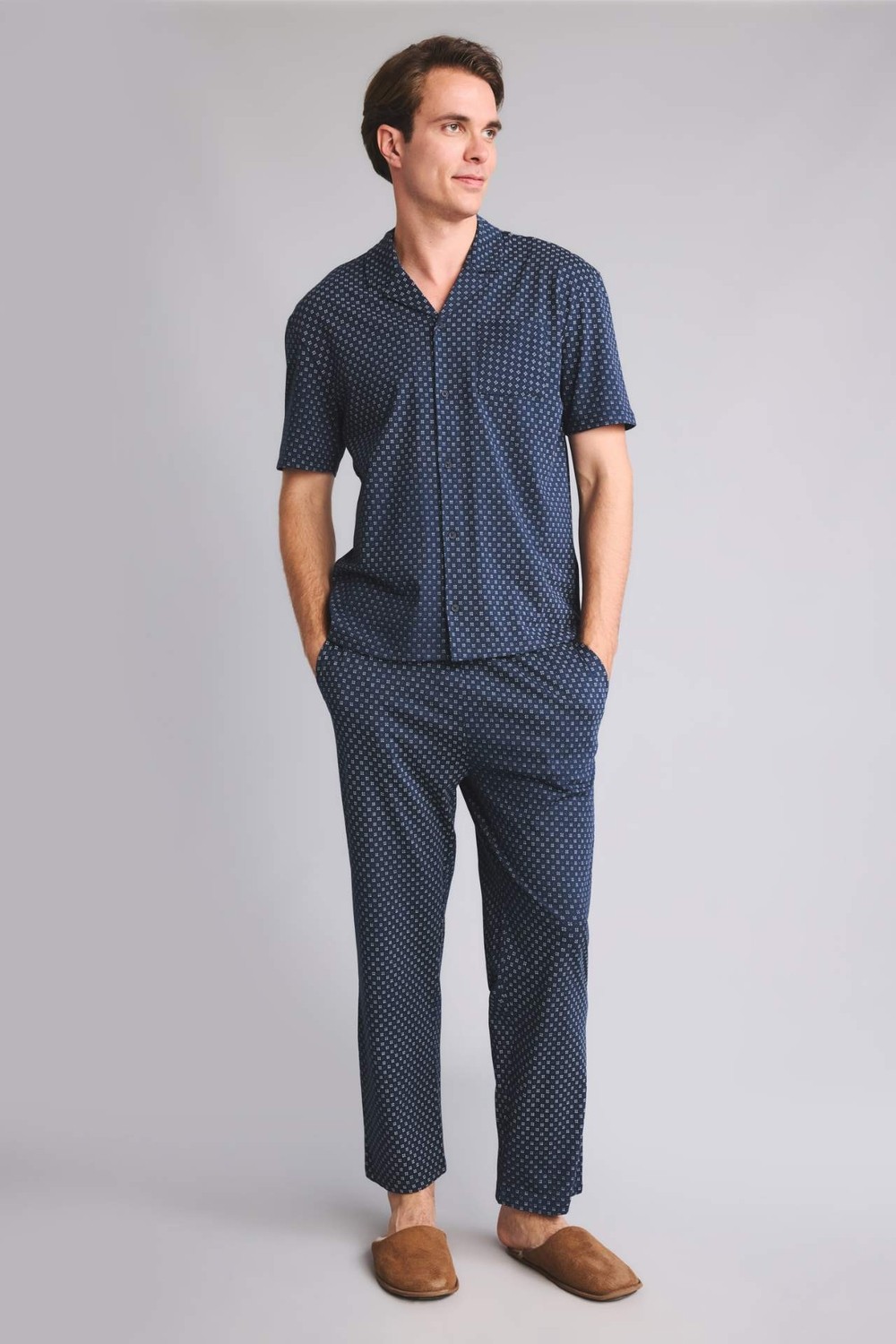 DeFacto New Regular Fit Baskılı Kısa Kollu 2'li Takım H8734AX26SM görsel 2