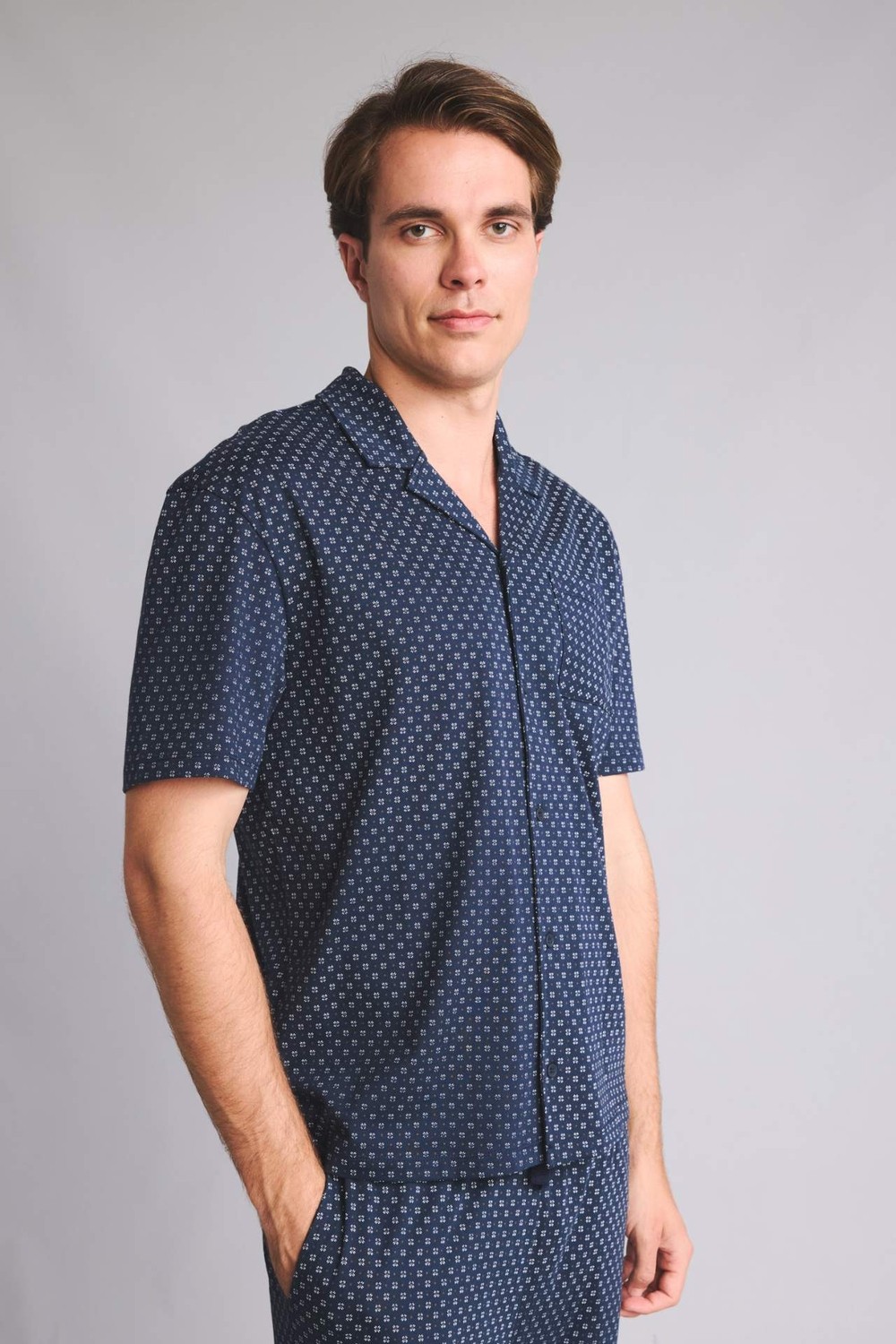 DeFacto New Regular Fit Baskılı Kısa Kollu 2'li Takım H8734AX26SM görsel 3