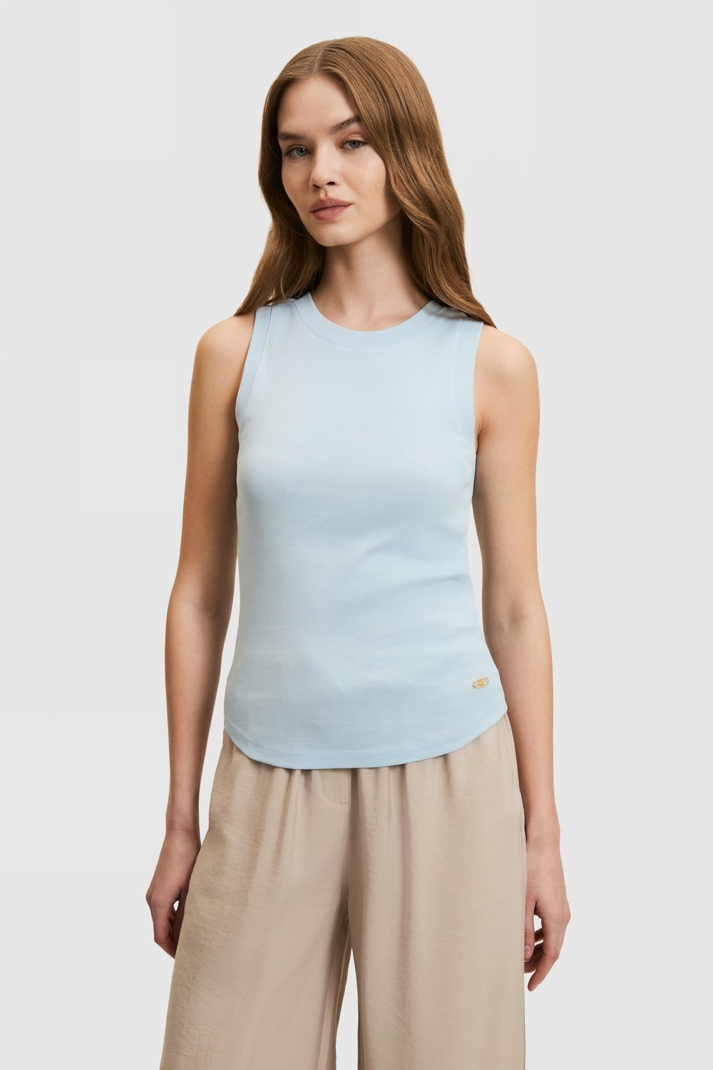 U.S. Polo Assn. Kadın Lacivert Basic Tişört 50321799-VR033 görsel 8