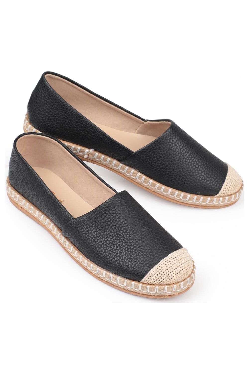 Capone Outfitters Pasarella Cilt Kadın Espadril görsel 5