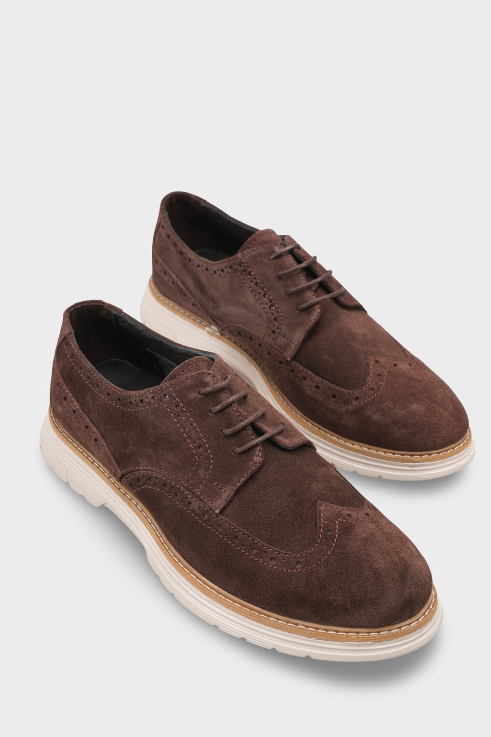 Capone Outfitters Joachim Hakiki Deri Süet Bağcıklı İçi Hakiki Deri Astarlı Erkek Loafer Ayakkabı görsel 6
