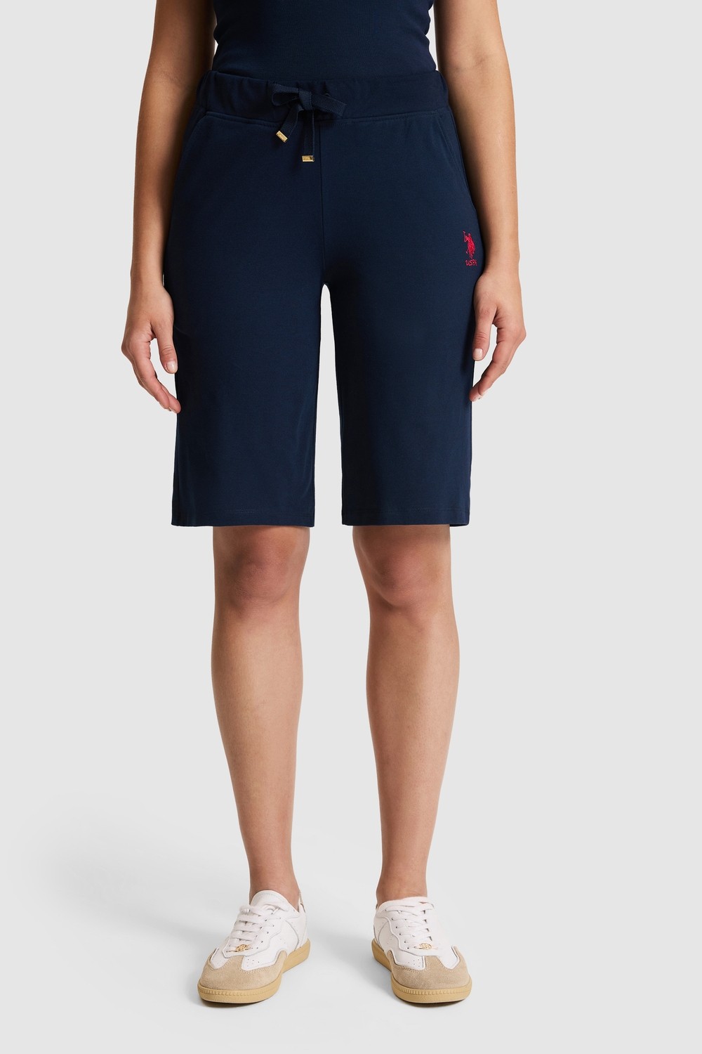 U.S. Polo Assn. Kadın Siyah ORME CAPRI BERMUDA 50321634-VR046 görsel 2
