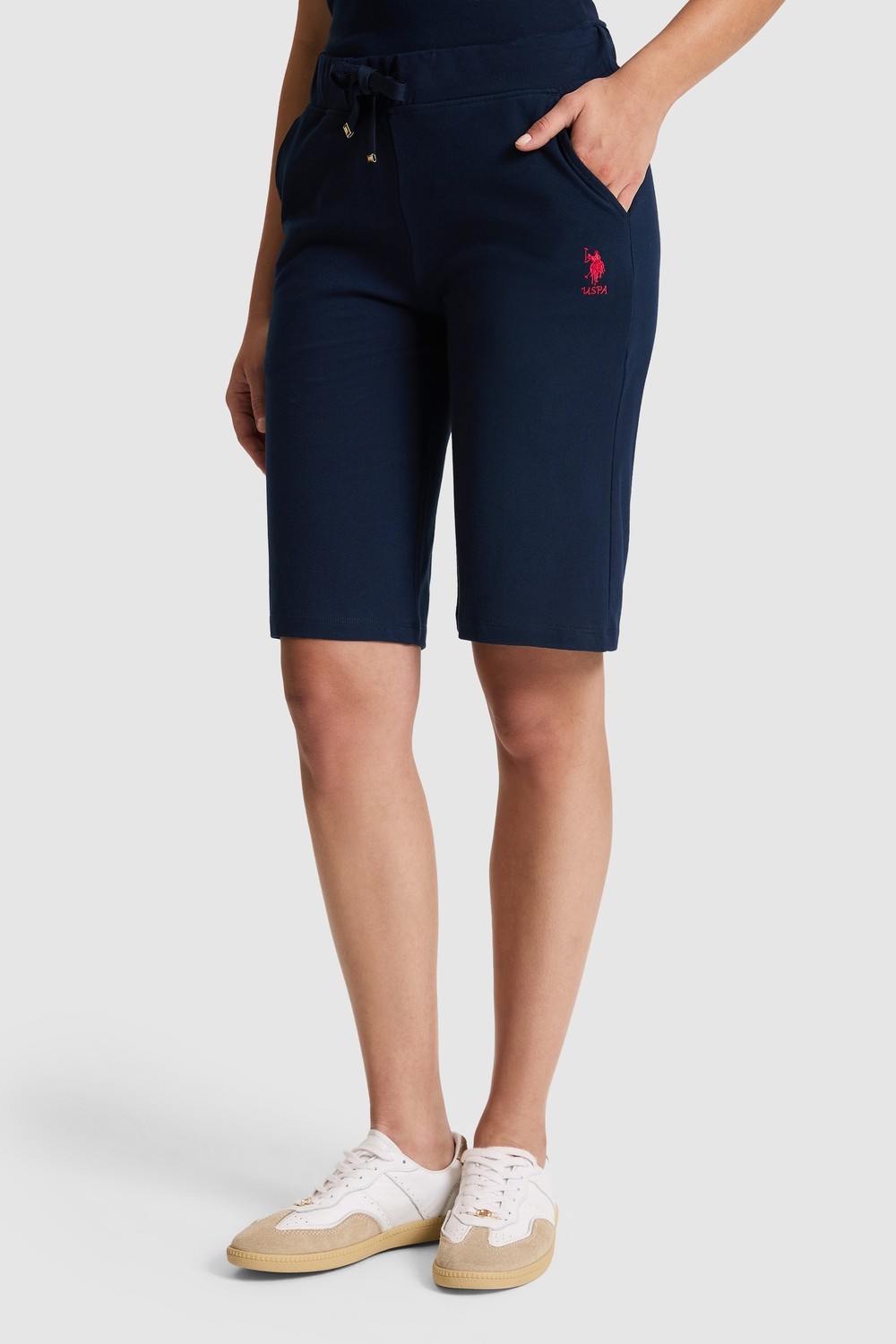 U.S. Polo Assn. Kadın Siyah ORME CAPRI BERMUDA 50321634-VR046 görsel 4
