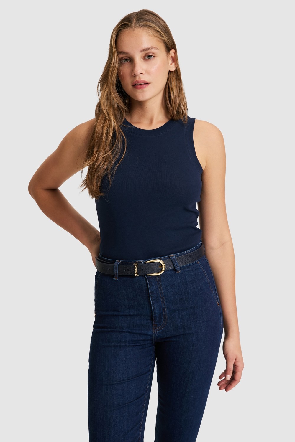 U.S. Polo Assn. Kadın Lacivert Basic Tişört 50321799-VR033