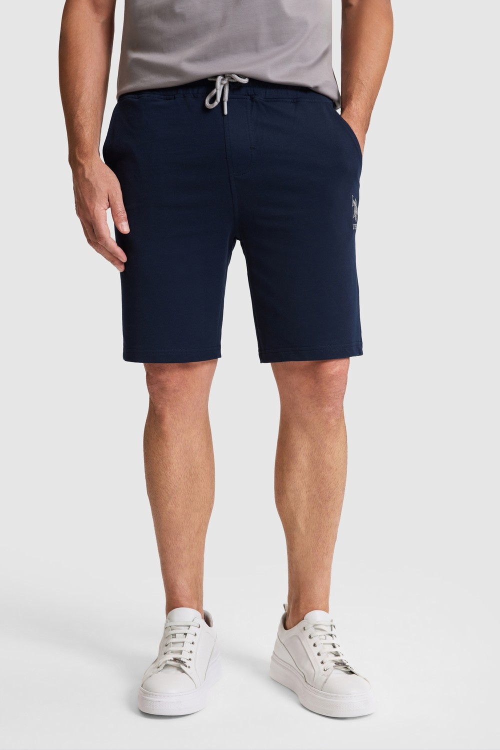 U.S. Polo Assn. Erkek Lacivert Örme Şort 50322605-VR033 görsel 2