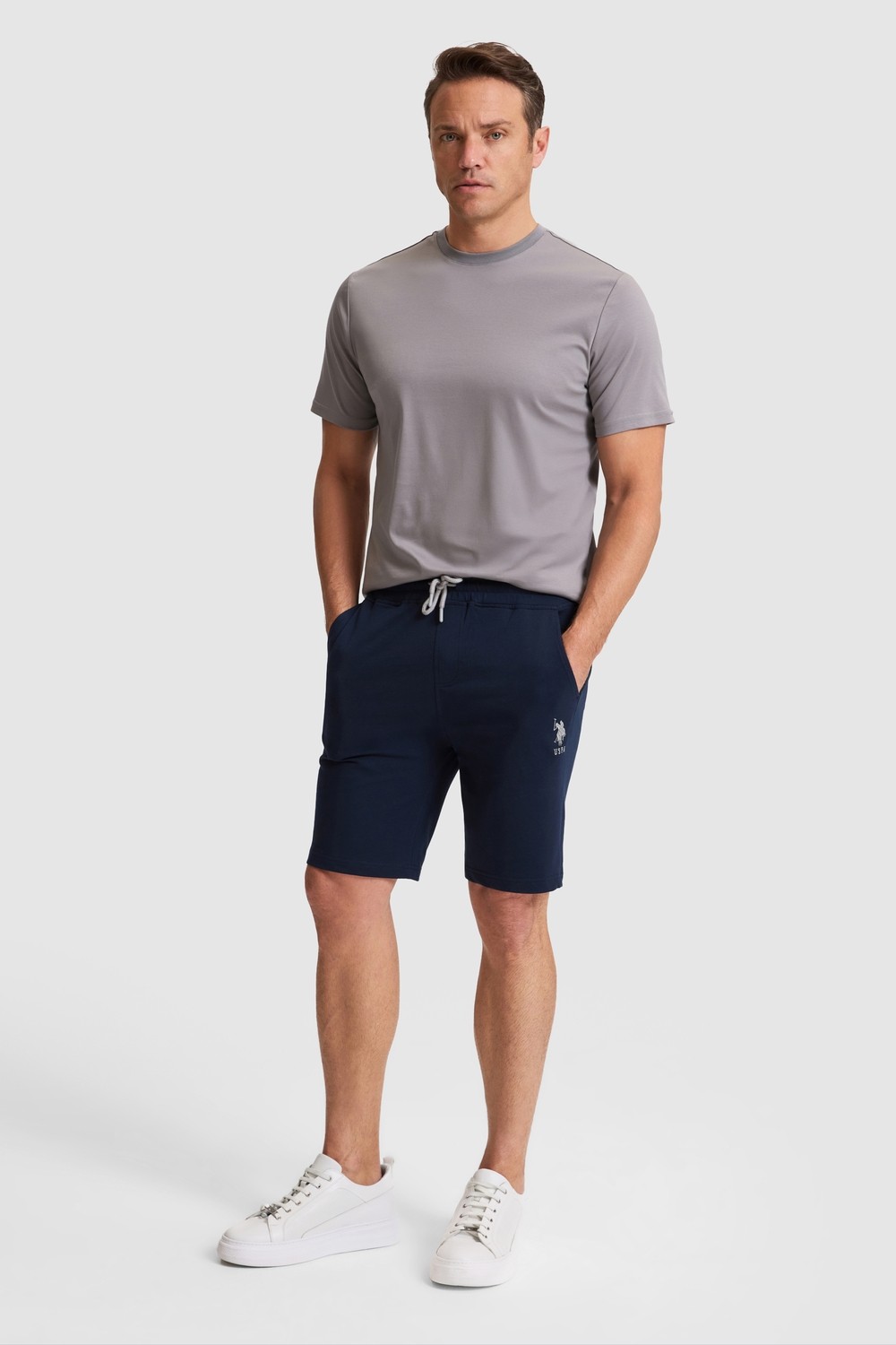U.S. Polo Assn. Erkek Lacivert Örme Şort 50322605-VR033 görsel 3