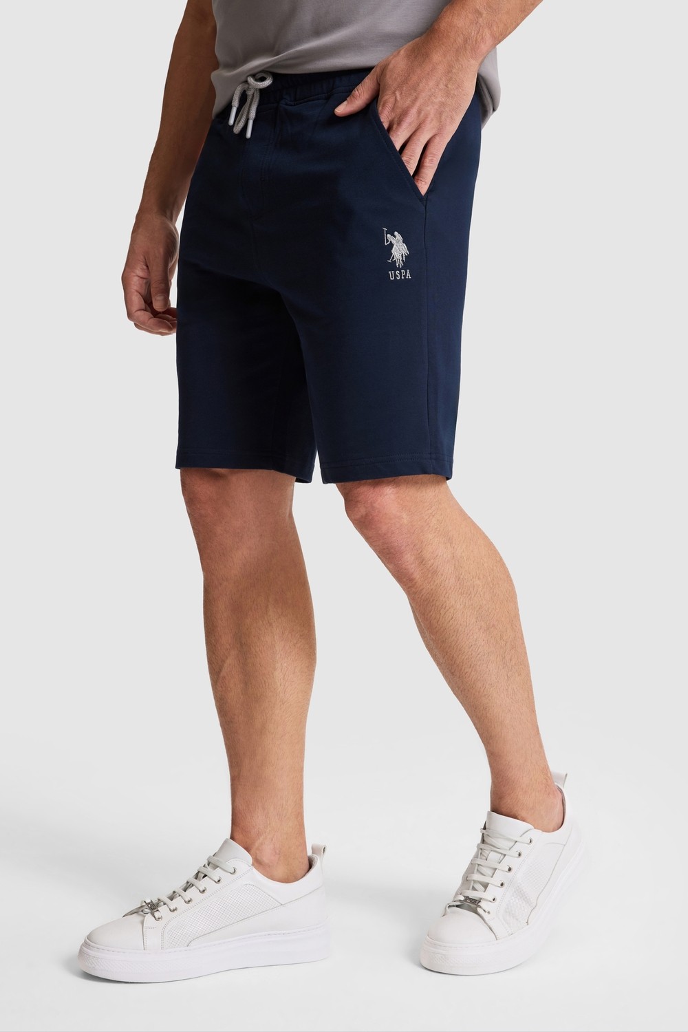 U.S. Polo Assn. Erkek Lacivert Örme Şort 50322605-VR033 görsel 4
