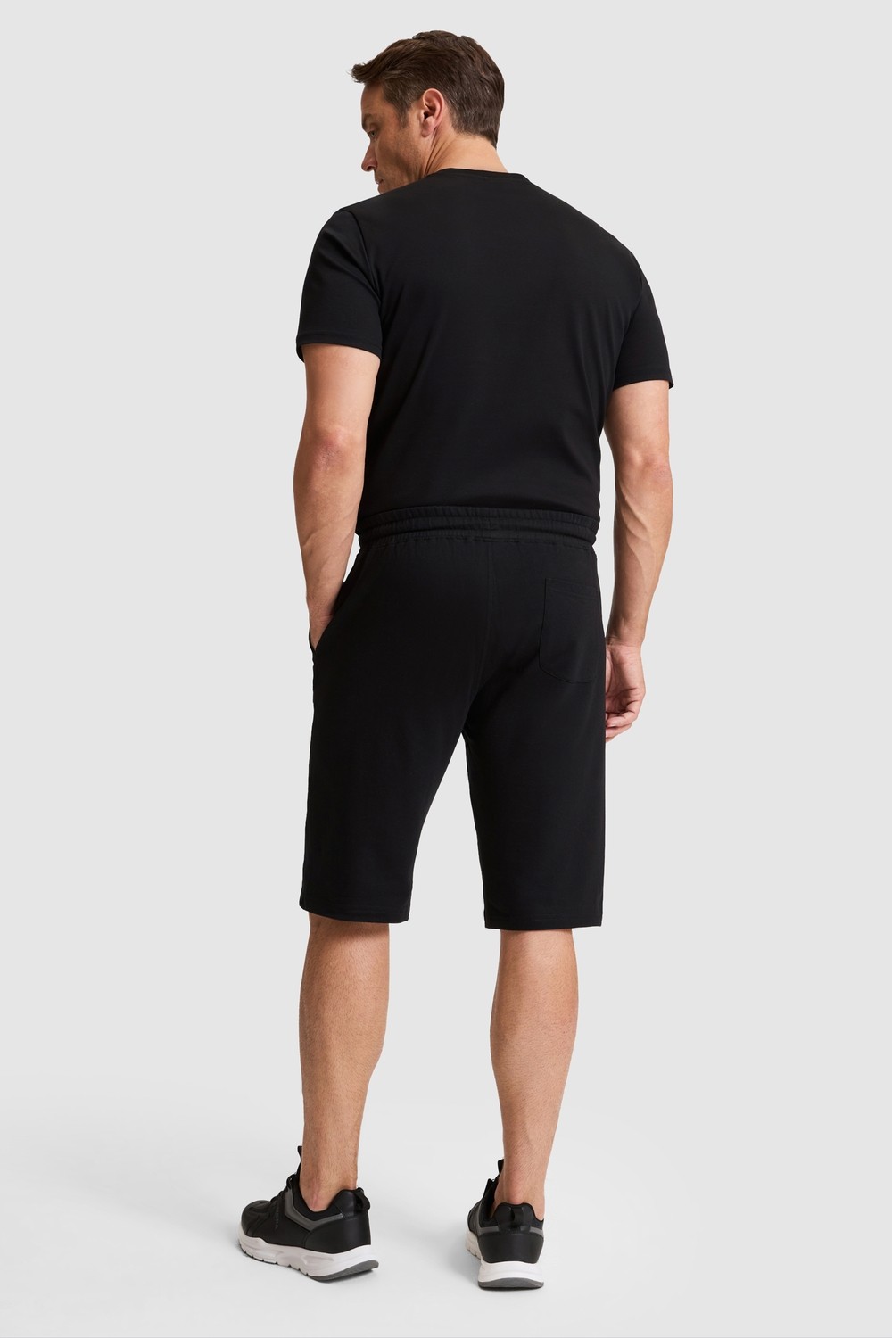 U.S. Polo Assn. Erkek Siyah Örme Şort 50322331-VR046 görsel 5