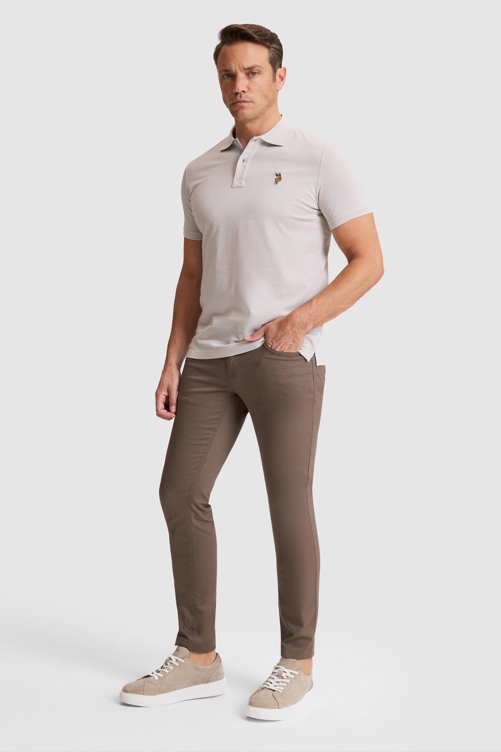 U.S. Polo Assn. Erkek Taş Kanvas / Chino Pantolon 50322356-VR049