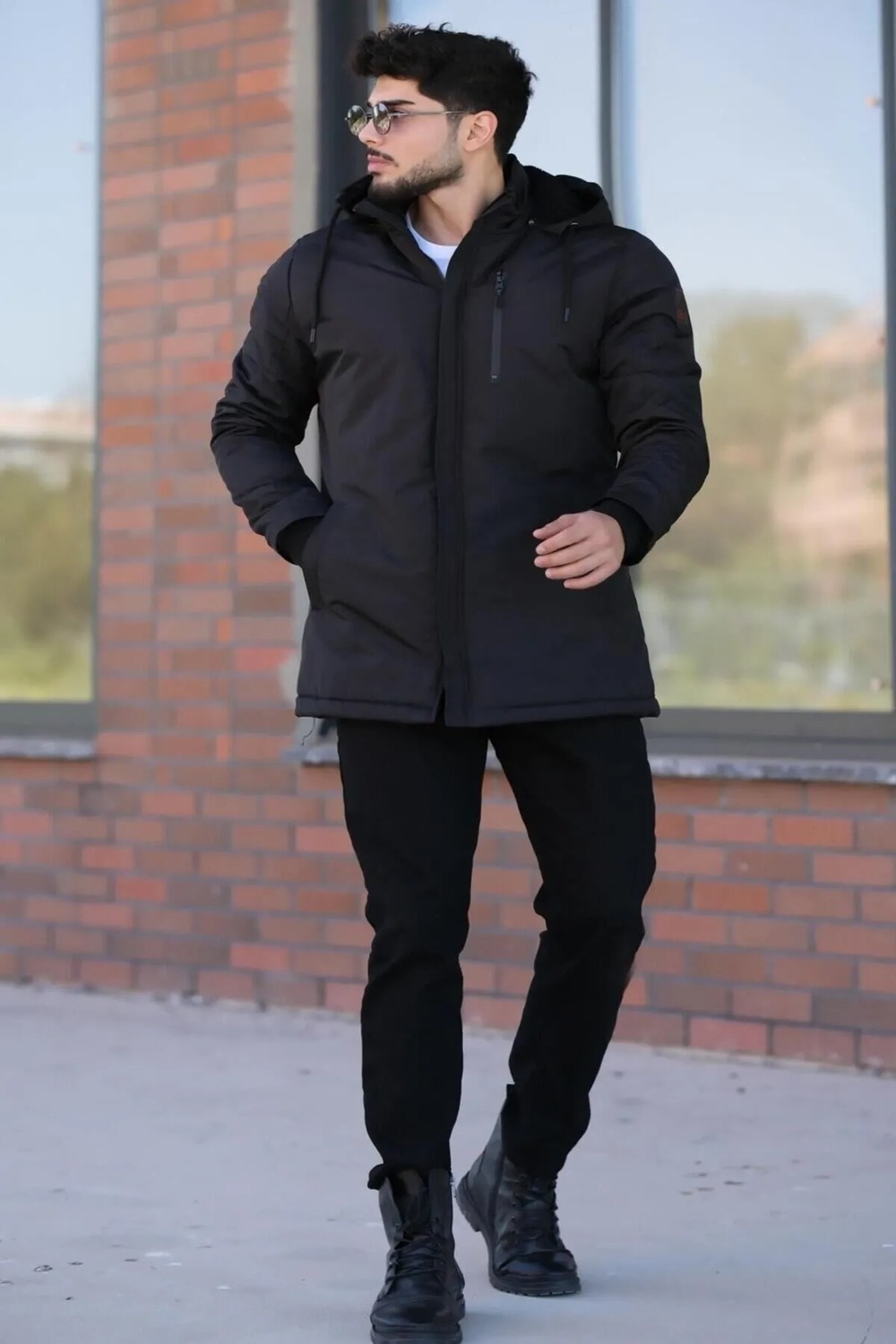 Stil Kombin Içi Kürk Astarlı Su Geçirmez MONT&KABAN&PARKA_50209 görsel 8