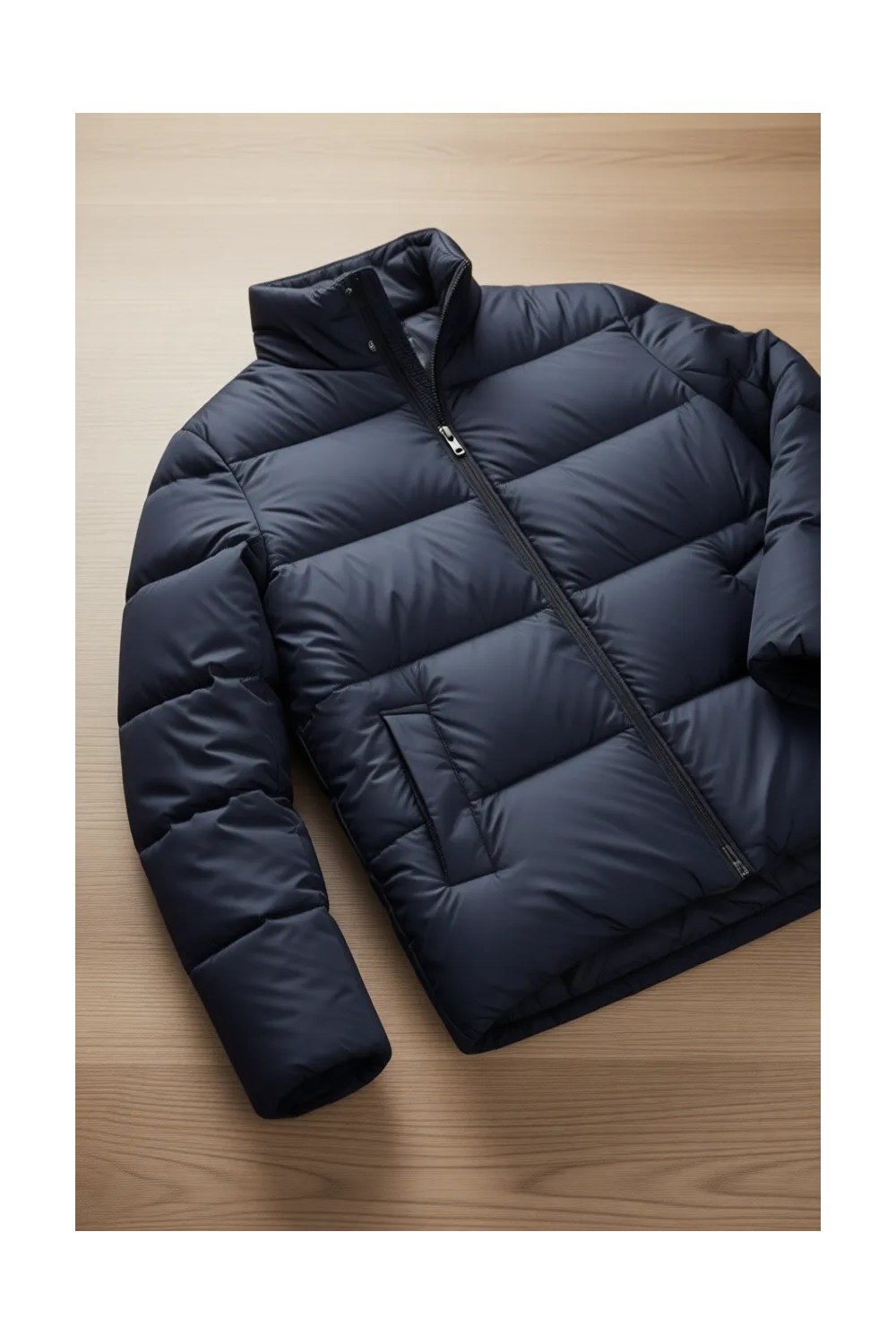 Dewberry Erkek Palto Koyu Gri %70 Yün %30 Polyester Orta Kalınlık Düz Desenli Uzun Kol PLT9376 görsel 5