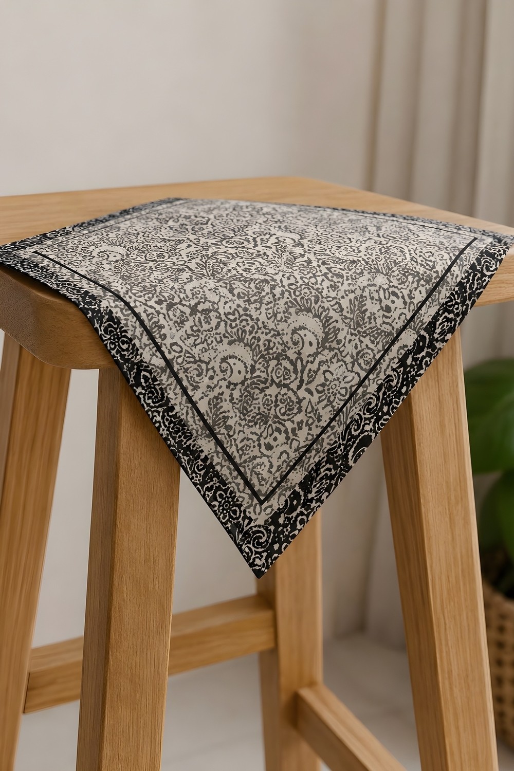 İmaj Butik Turuncu Etnik Desenli Bandana