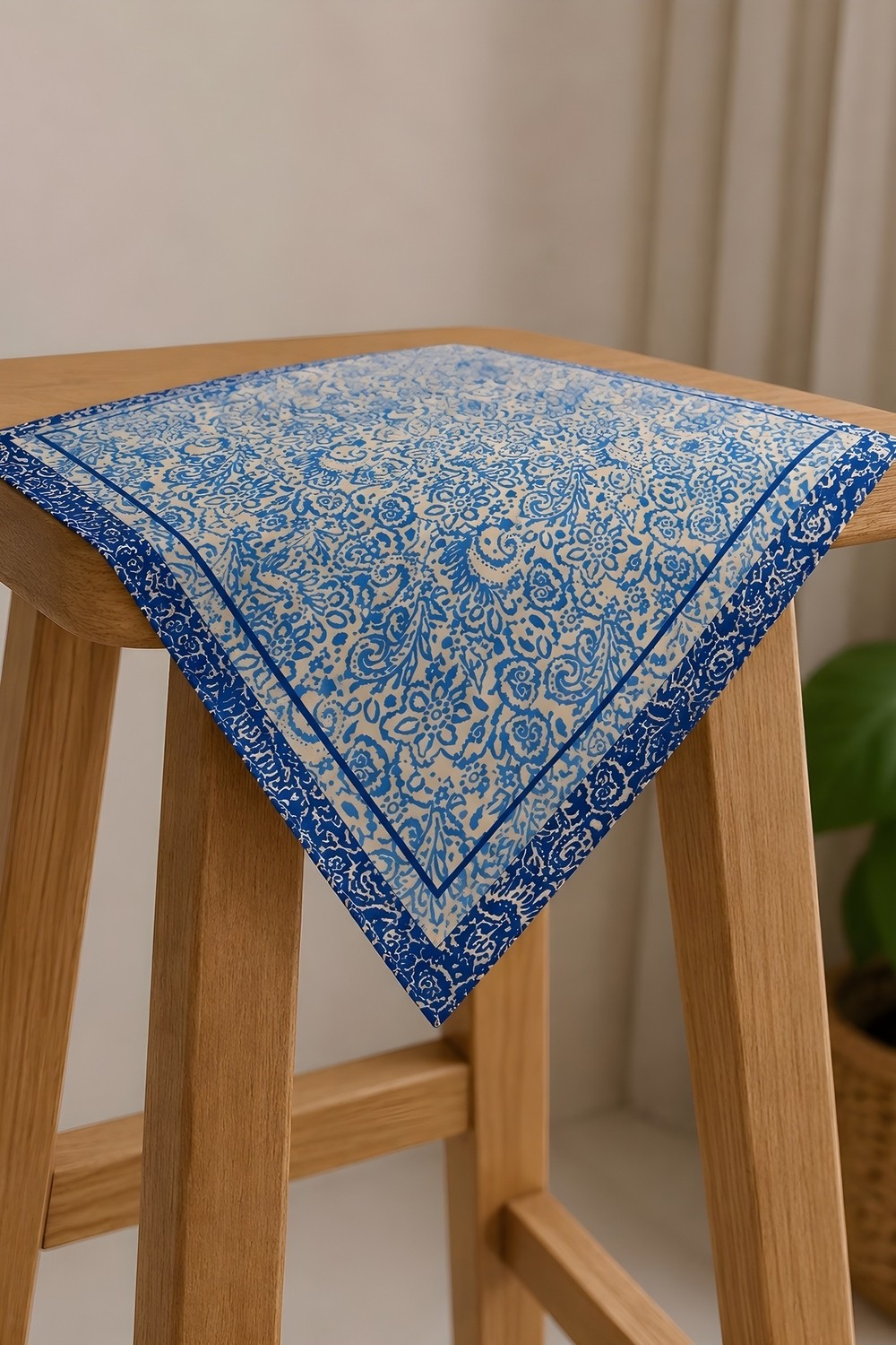 İmaj Butik Turuncu Etnik Desenli Bandana görsel 6