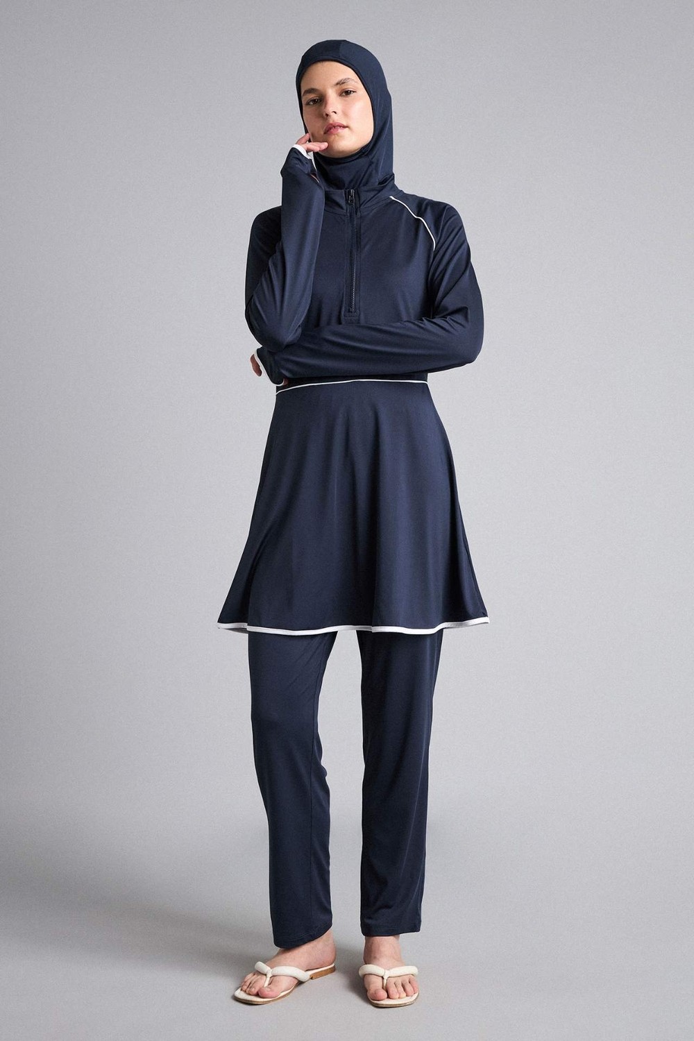 DeFacto Su İtici Regular Fit 4'lü Burkini Mayo G8873AX26SM