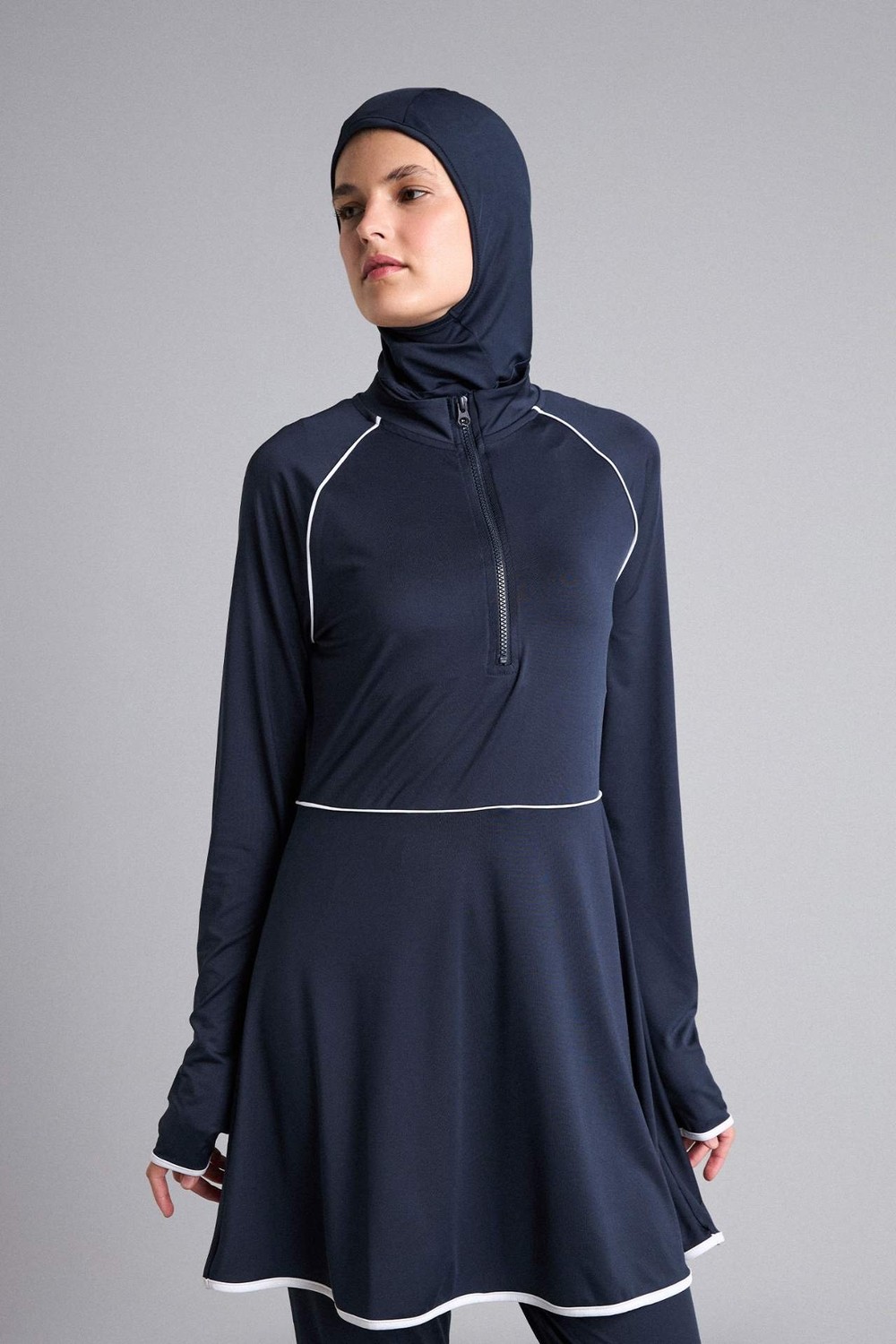 DeFacto Su İtici Regular Fit 4'lü Burkini Mayo G8873AX26SM görsel 3