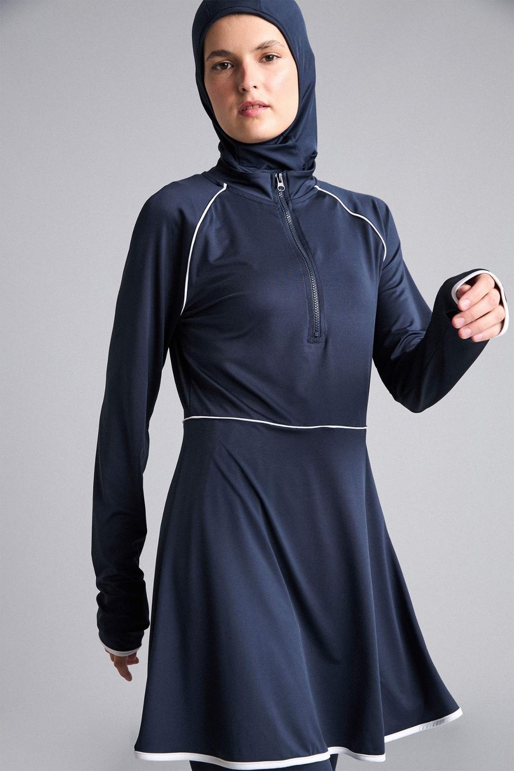 DeFacto Su İtici Regular Fit 4'lü Burkini Mayo G8873AX26SM görsel 4