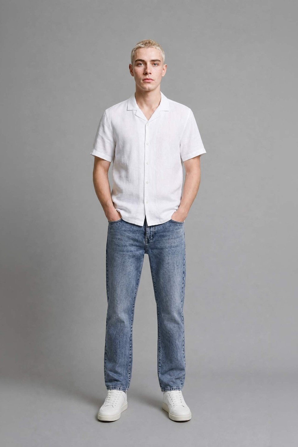 DeFacto %100 Pamuk Straight Fit Normal Bel Jean Pantolon H8248AX26SM