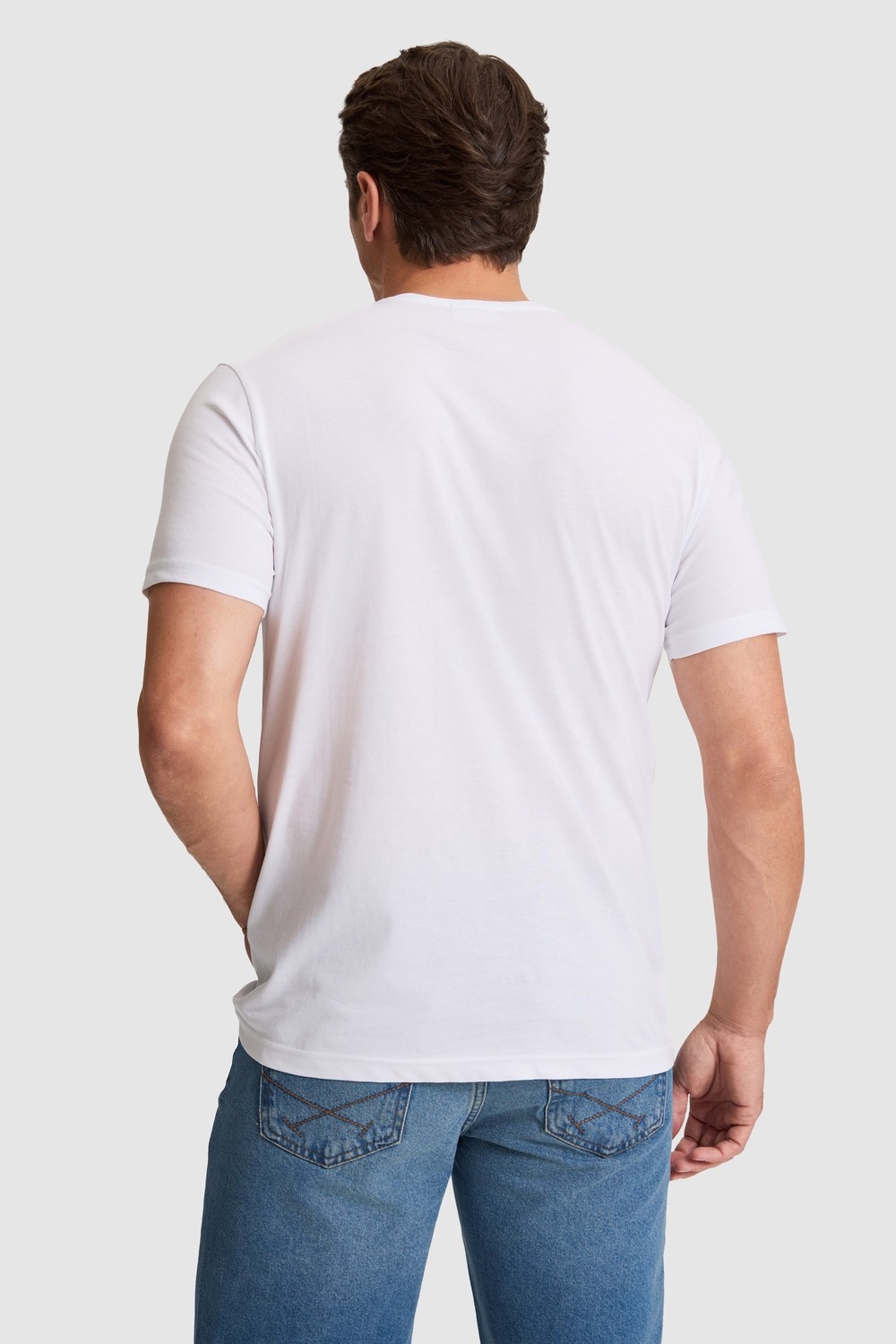 U.S. Polo Assn. Erkek Beyaz Regular Fit Bisiklet YakaTişört 50322518-VR013 görsel 5