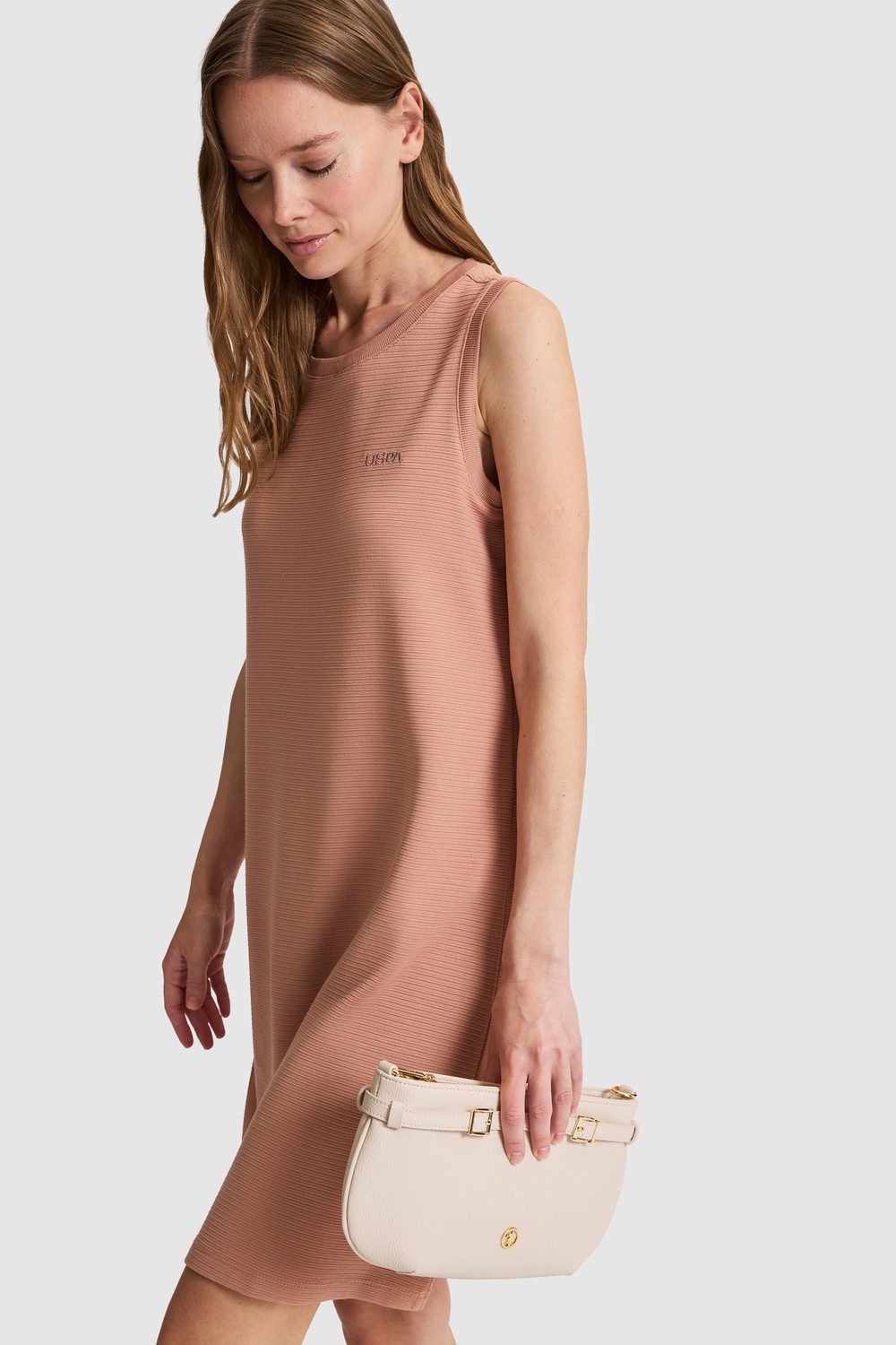 U.S. Polo Assn. Kadın Siyah Örme Elbise 50323510-VR046
