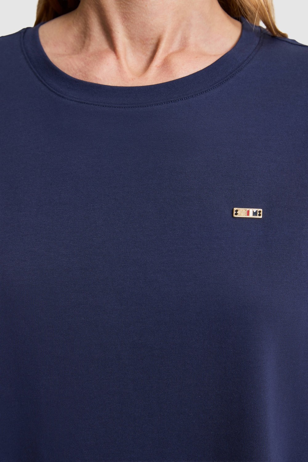 U.S. Polo Assn. Kadın Antrasit Bisiklet Yaka Basic Tişört 50323545-VR006 görsel 7