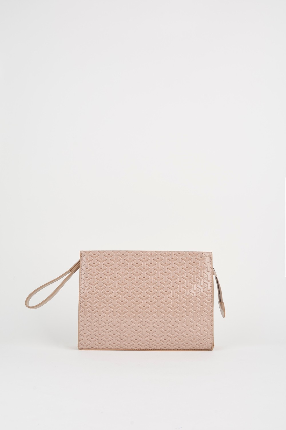 Vivaq Kadın Petunya Dokulu Vizon Astarlı Suni Deri Bilek Askılı Portföy El ve Clutch Çanta görsel 3