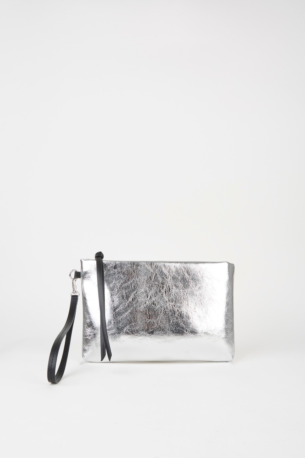 Vivaq Kadın Bellis Gümüş Astarlı Suni Deri Bilek Askılı Portföy El ve Clutch Çanta