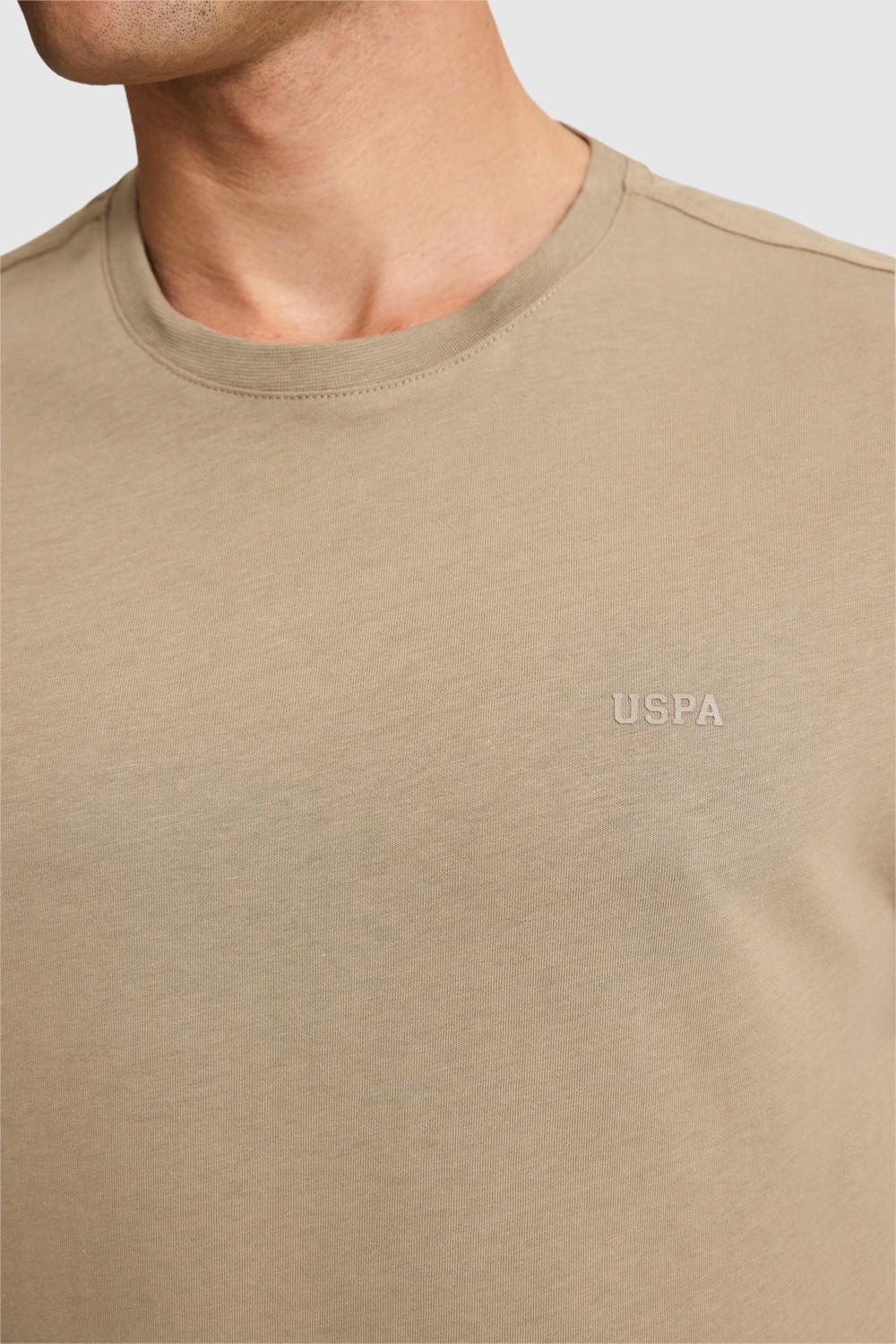 U.S. Polo Assn. Erkek Koyu Yeşil Regular Fit Polo Yaka Basic Tişört 50327022-VR079 görsel 7