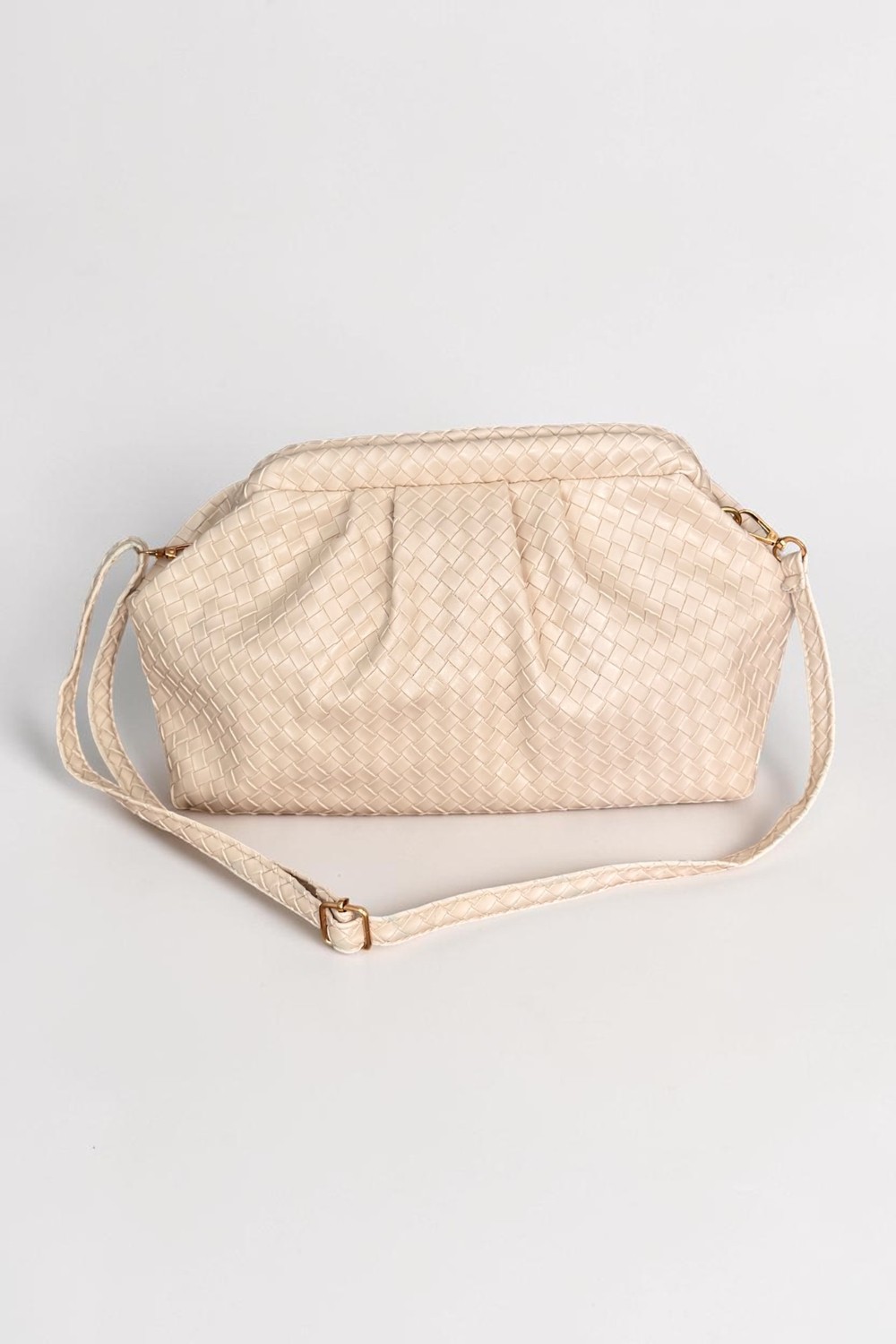 CLASSBAG Kadın Siyah Örgü Desenli Portföy&clutch ve Ayarlanabilir Askılı Omuz Çantası görsel 4