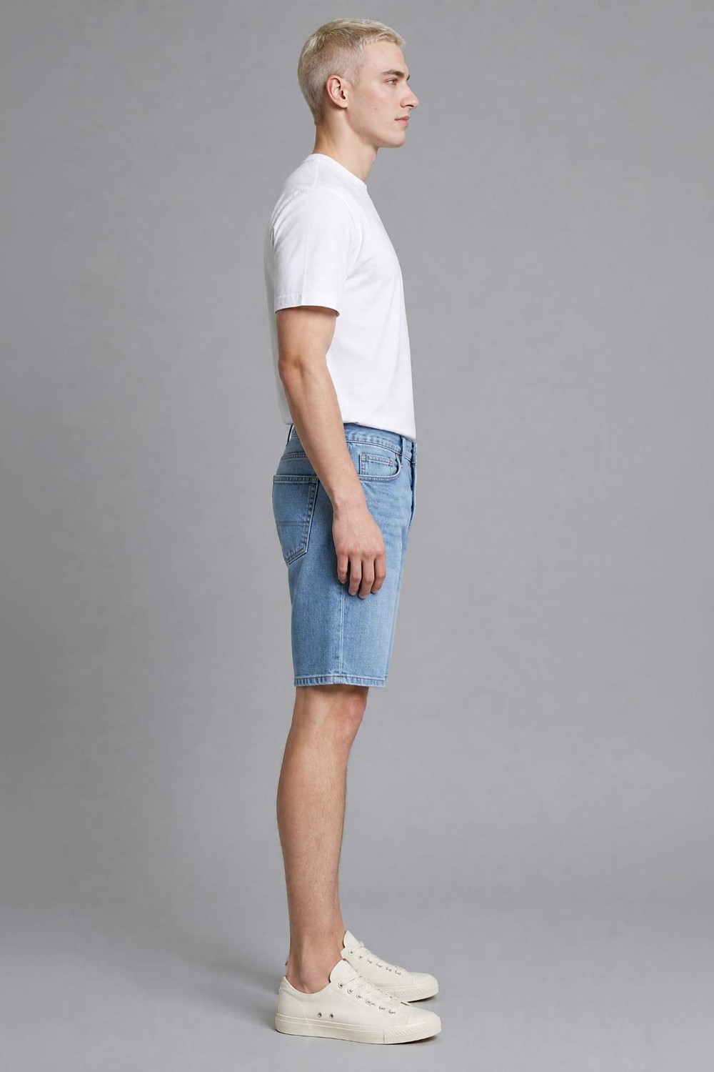DeFacto Regular Fit Mavi Pamuklu Jean Bermuda Şort G8666AX26SM görsel 2