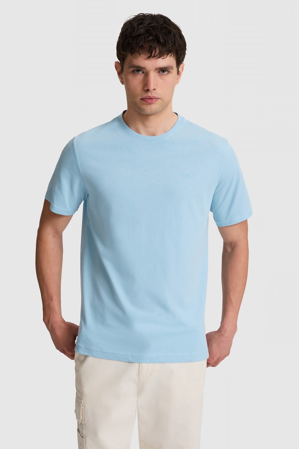 U.S. Polo Assn. Erkek Koyu Yeşil Regular Fit Polo Yaka Basic Tişört 50327022-VR079