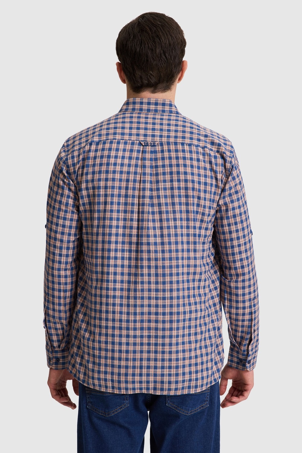 U.S. Polo Assn. Erkek Lacivert Uzun Kollu Gömlek 50324654-VR033 görsel 5