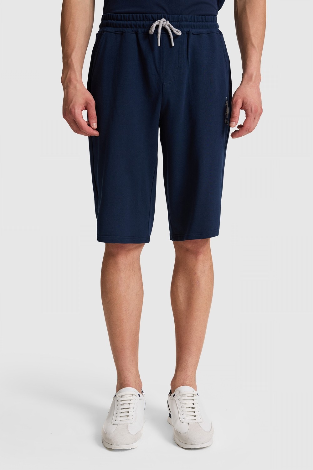 U.S. Polo Assn. Erkek Siyah Örme Şort 50322331-VR046 görsel 8