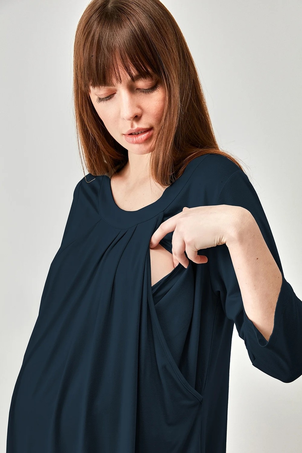 Yumuşak Dokulu Hamile Pijama TAKIMI-893 görsel 3