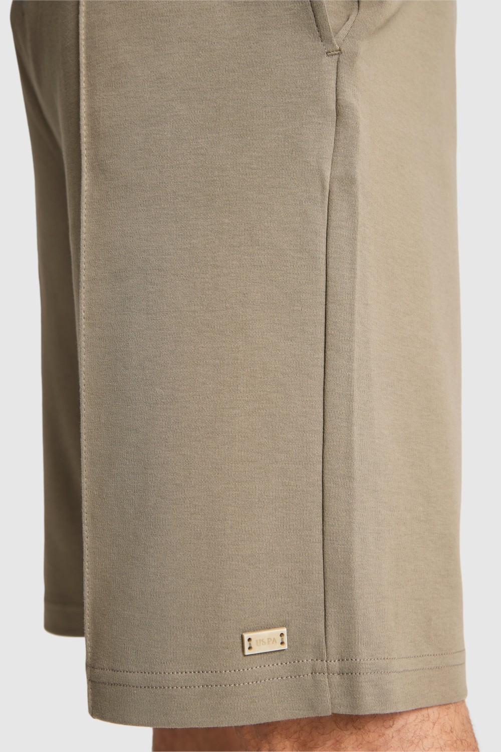 U.S. Polo Assn. Erkek Haki Şort (Örme) 50327203-VR027 görsel 6