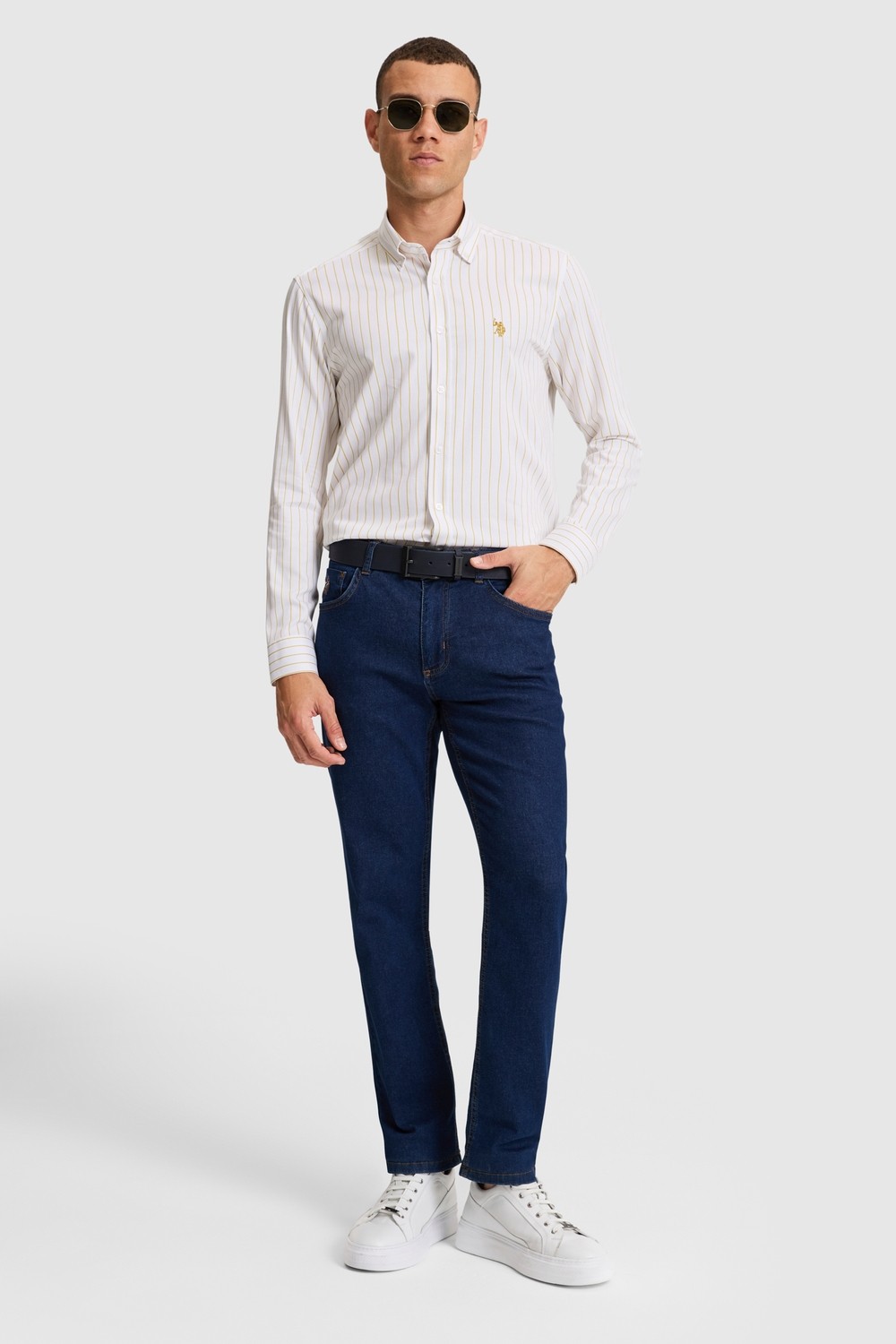 U.S. Polo Assn. Erkek Gömlek Desenli 50324745-VR235 görsel 4