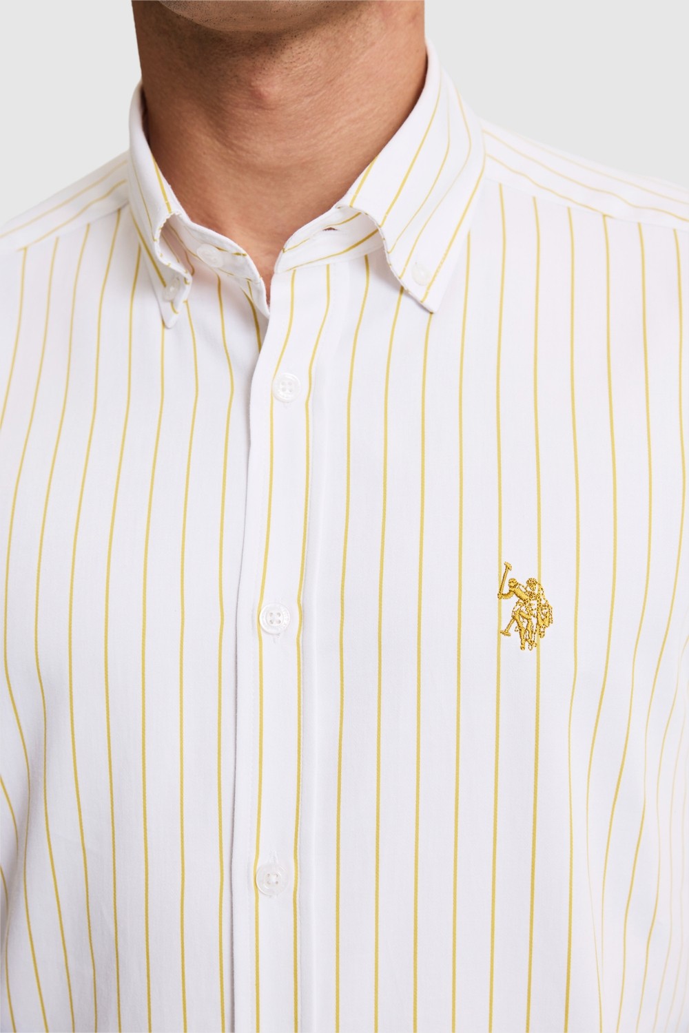U.S. Polo Assn. Erkek Gömlek Desenli 50324745-VR235 görsel 6