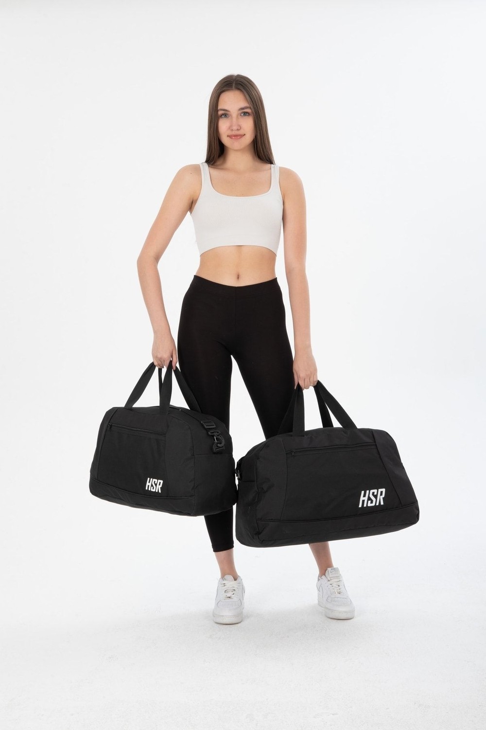 Hsr 2'li Büyük Boy + Orta Boy Unisex Spor,Seyahat ve Spor Çantası görsel 6