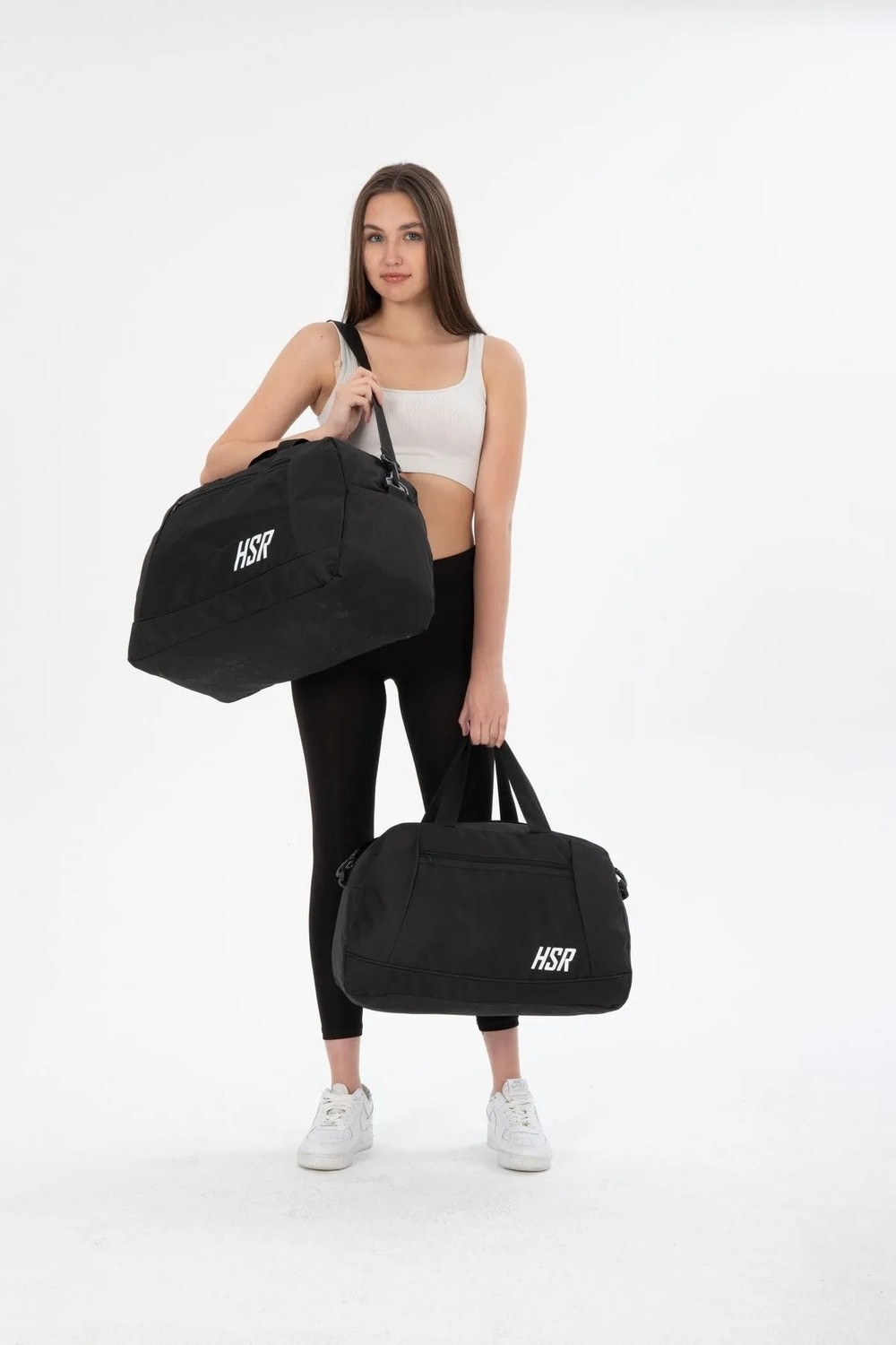 Hsr 2'li Büyük Boy + Orta Boy Unisex Spor,Seyahat ve Spor Çantası görsel 7
