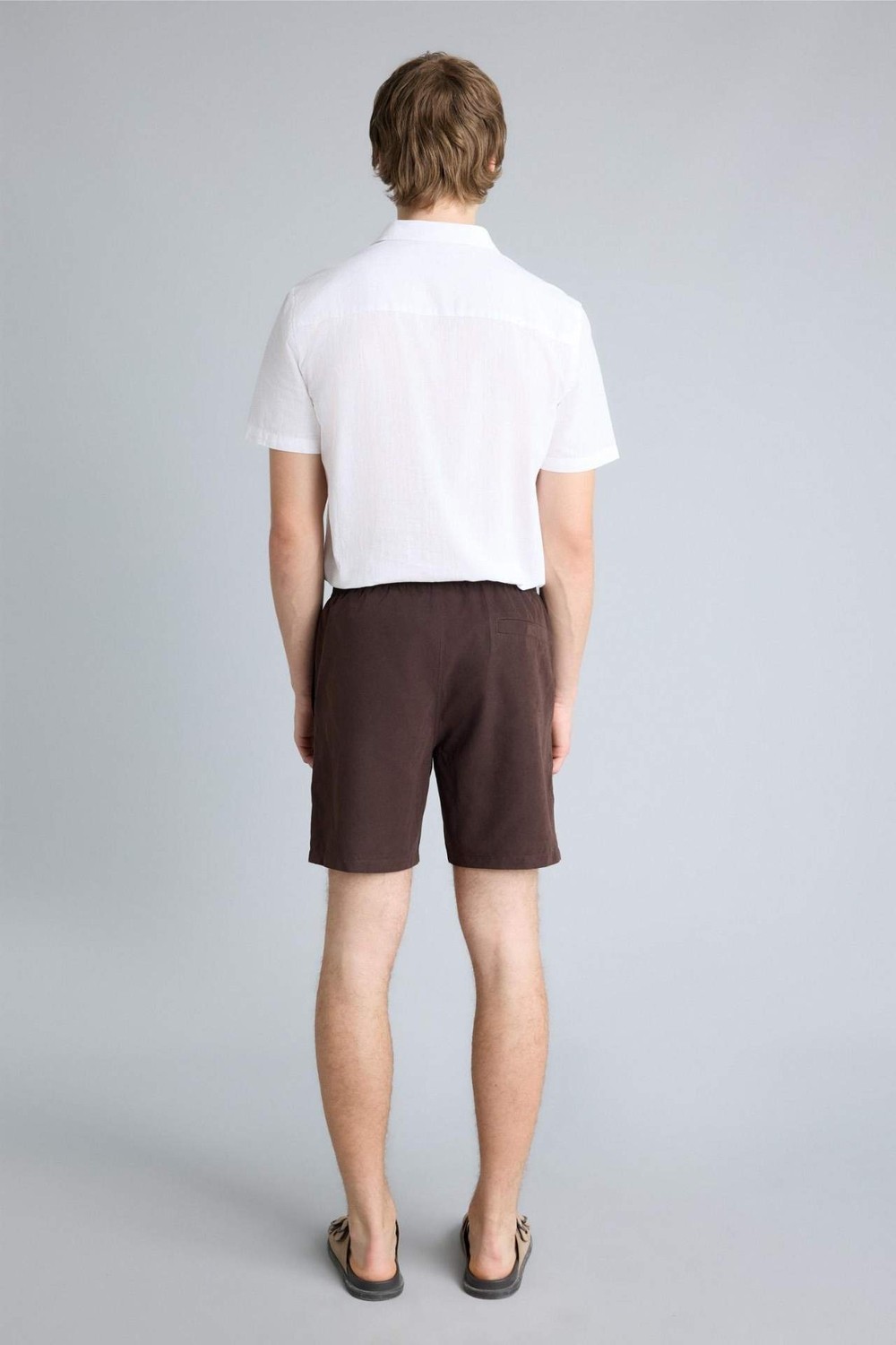 DeFacto Regular Fit Kısa Boy Yumuşak Tuşeli Deniz Şortu E0993AX26HS görsel 6