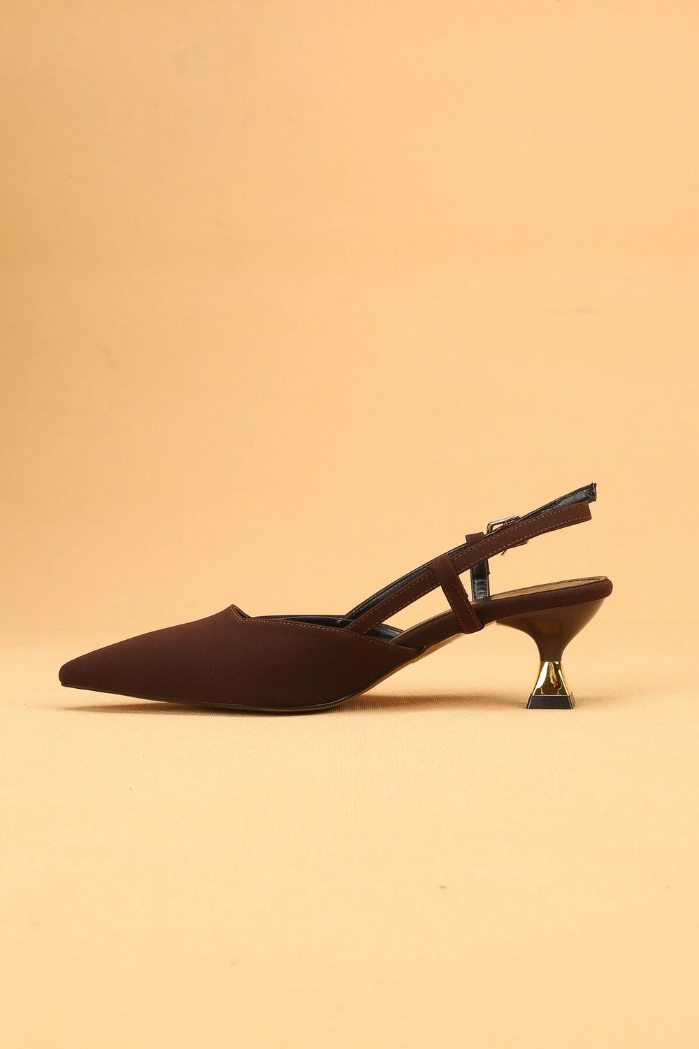 Nilsa Shoes Kadın Kısa Topuklu Saten Abiye Ayakkabı Topuklu Ayakkabı görsel 6