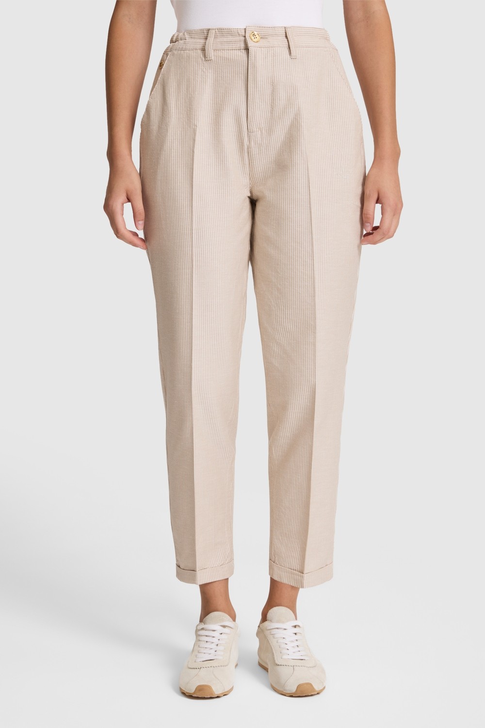 U.S. Polo Assn. Kadın Kum Pantolon (Kanvas-Chino) 50325535-VR085 görsel 2