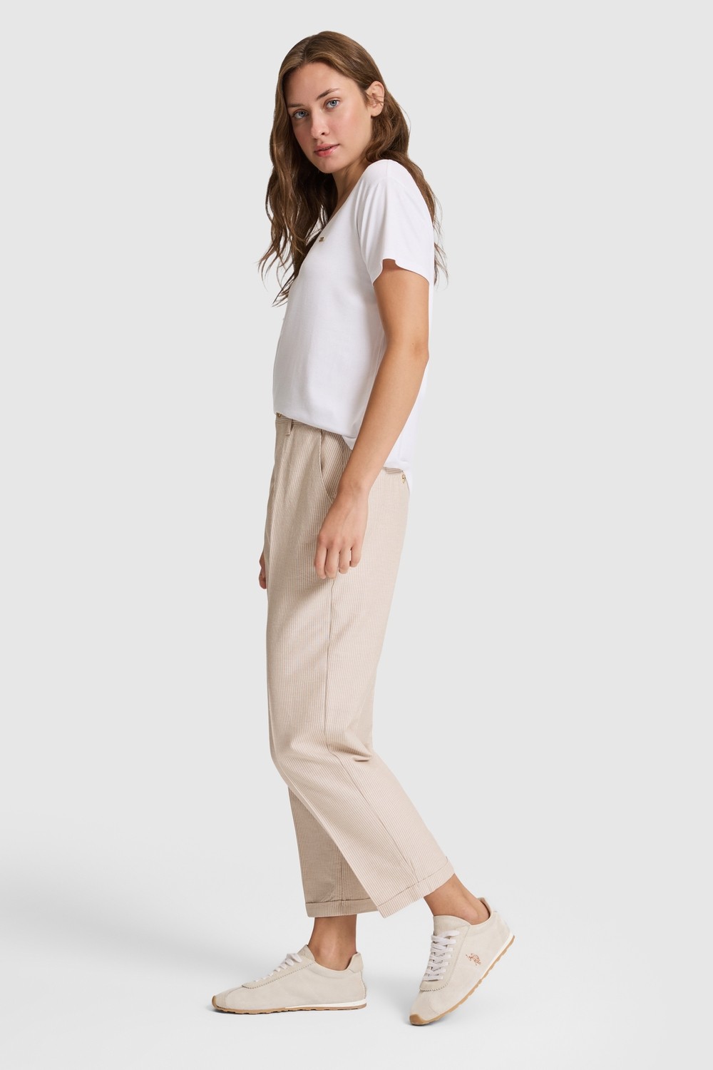 U.S. Polo Assn. Kadın Kum Pantolon (Kanvas-Chino) 50325535-VR085 görsel 3