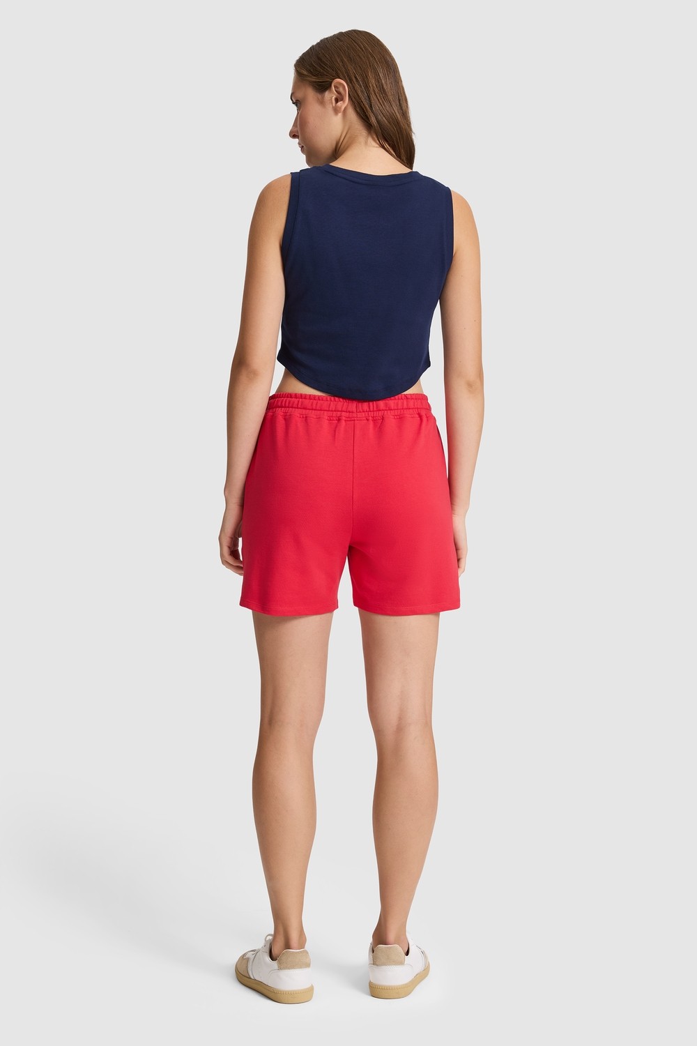 U.S. Polo Assn. Kadın Vizon Şort (Örme) 50323525-VR052 görsel 5