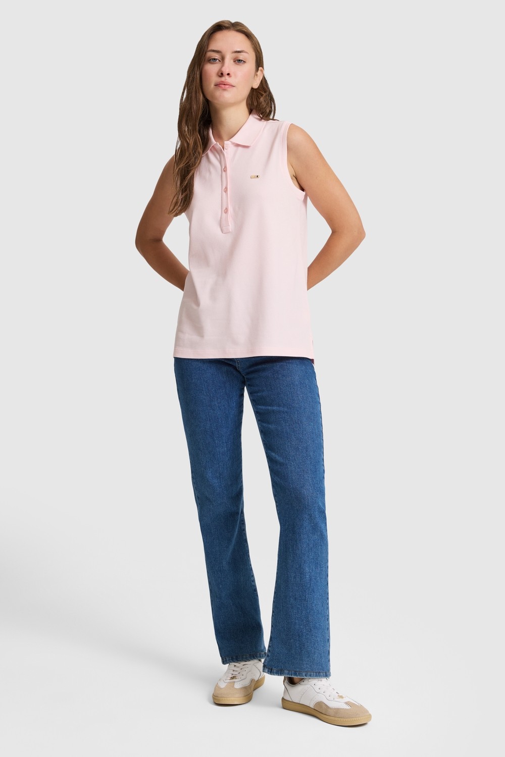 U.S. Polo Assn. Kadın Açık Pembe Tişört 50323574-VR078 görsel 4
