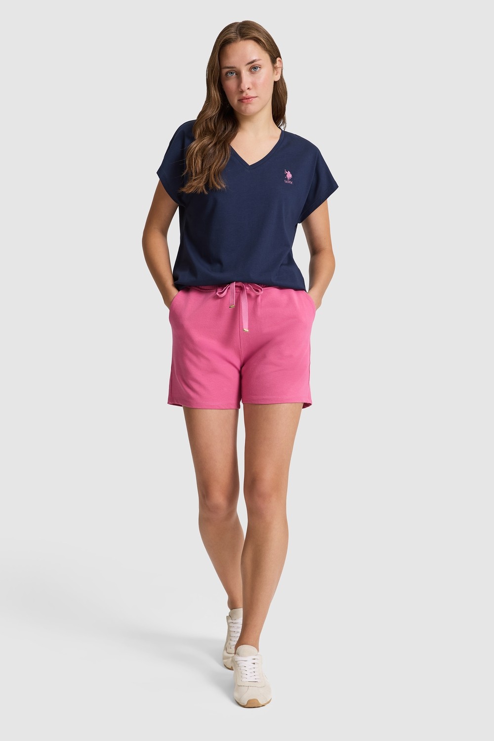 U.S. Polo Assn. Kadın Vizon Şort (Örme) 50323525-VR052