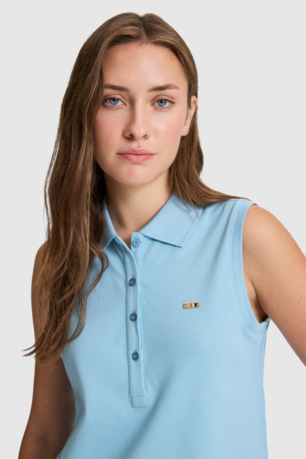 U.S. Polo Assn. Kadın Açık Pembe Tişört 50323574-VR078 görsel 7