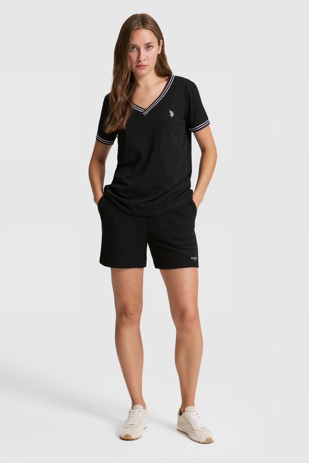 U.S. Polo Assn. Kadın Haki Şort (Örme) 50323506-VR027