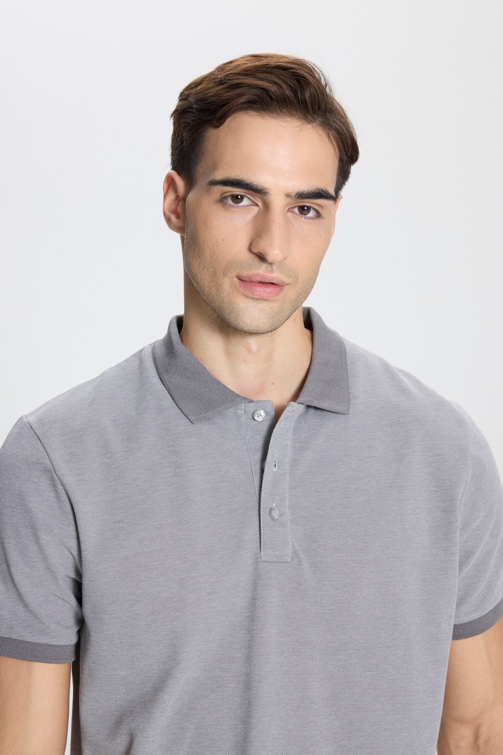 Altınyıldız Classics Pamuklu Slim Fit Dar Kesim Polo Yaka Tişört görsel 4