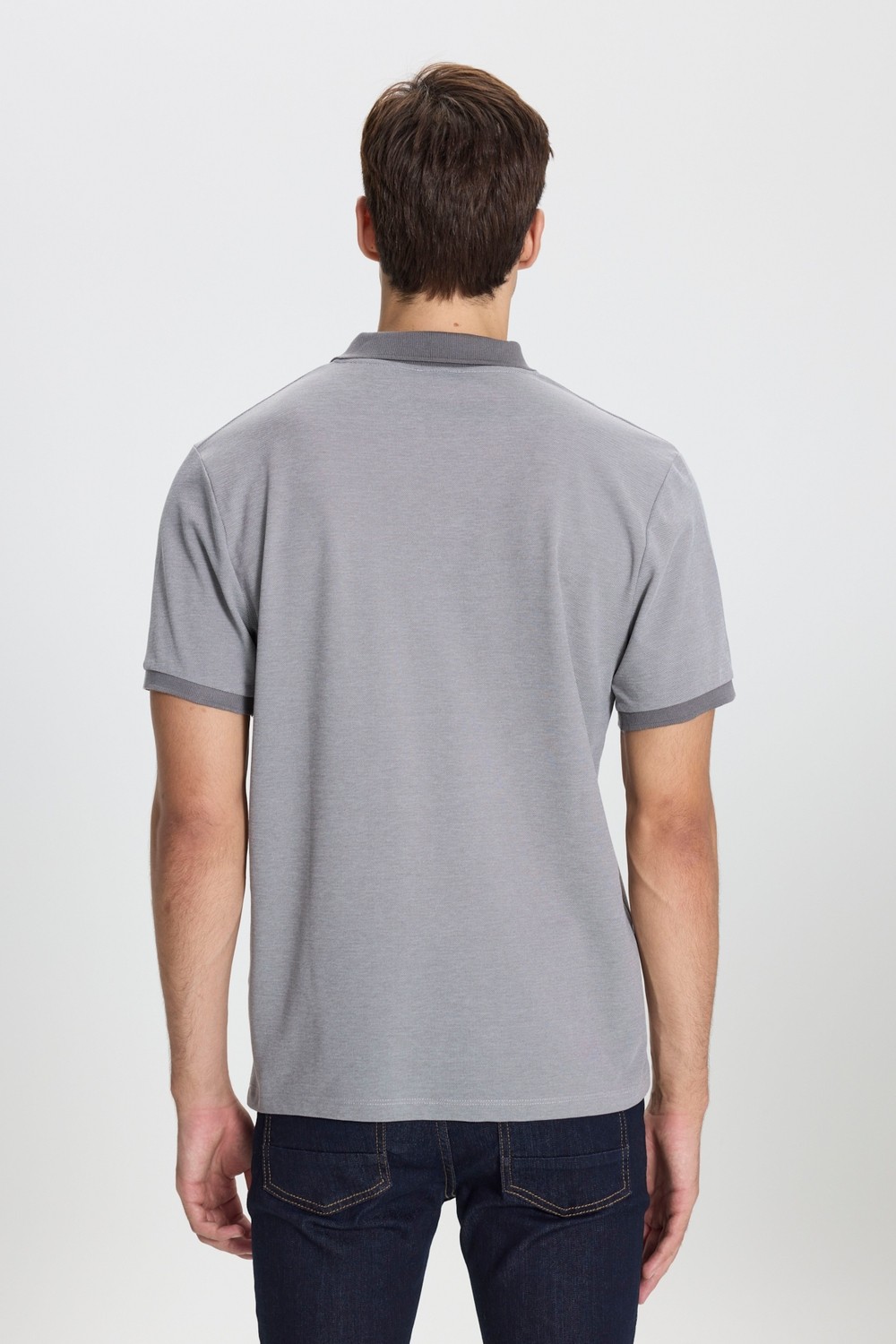 Altınyıldız Classics Pamuklu Slim Fit Dar Kesim Polo Yaka Tişört görsel 5